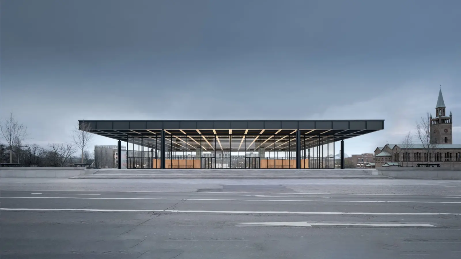Neue Nationalgalerie, Berlin, after restoration by David Chipperfield Architects